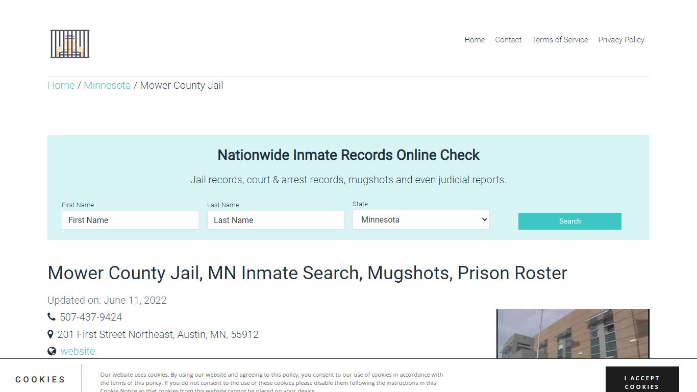Mower County Jail, MN Inmate Search, Mugshots, Prison ...